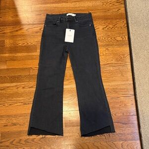 NWT Hidden Women's Black Flared Jeans